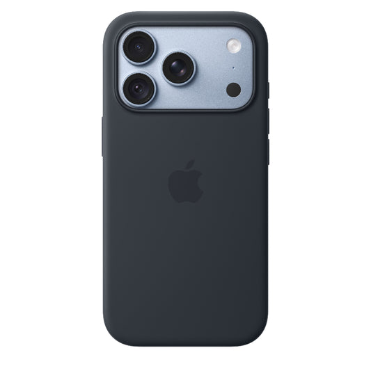 Funda_de_Silicon_con_MagSafe_para_el_iPhone_18_Pro_Azul_Marino_Imagen_posicion_1_iShop_Peru