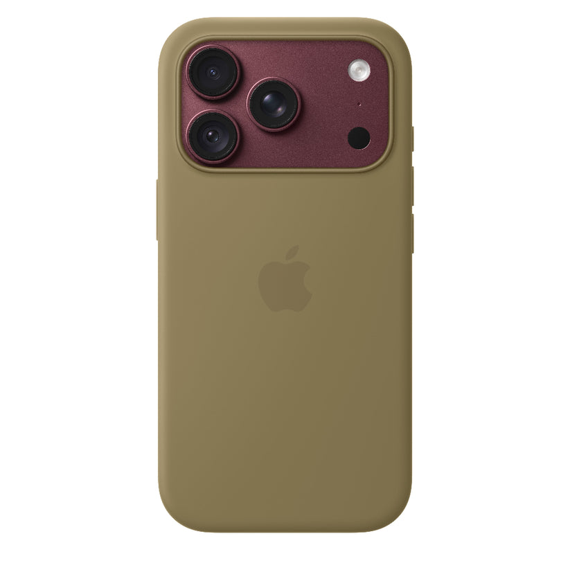 Funda_de_Silicon_con_MagSafe_para_el_iPhone_18_Pro_Color_Oliva_Imagen_posicion_2_iShop_Peru