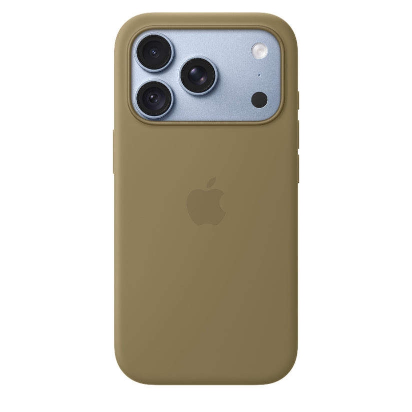 Funda_de_Silicon_con_MagSafe_para_el_iPhone_18_Pro_Color_Oliva_Imagen_posicion_3_iShop_Peru