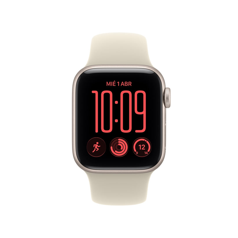 Apple_Watch_SE_3_GPS_Cellular_caja_de_aluminio_blanco_estelar_de_40_mm_correa_deportiva_color_arena_M_L_Imagen_posicion_2_iShop_Peru