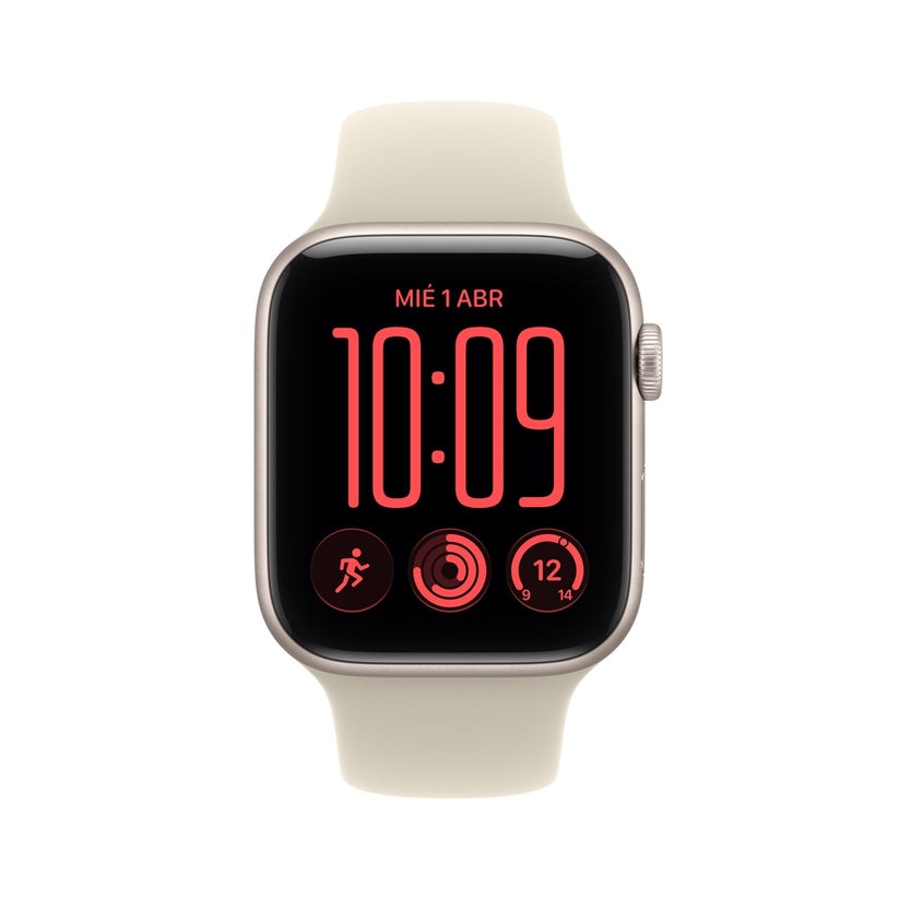 Apple_Watch_SE_3_GPS_Cellular_caja_de_aluminio_blanco_estelar_de_44_mm_correa_deportiva_color_arena_M_L_Imagen_posicion_2_iShop_Peru