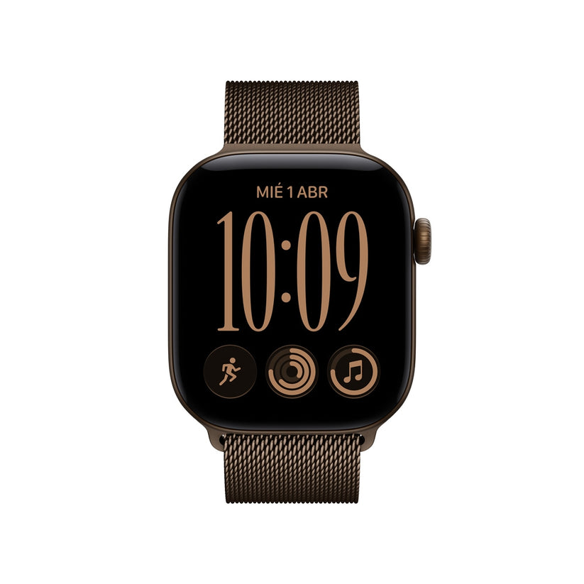 Apple_Watch_Series_12_GPS_Cellular_caja_de_aluminio_color_bronce_oscuro_de_42_mm_correa_estilo_milanes_color_bronce_oscuro_Imagen_posicion_2_iShop_Peru