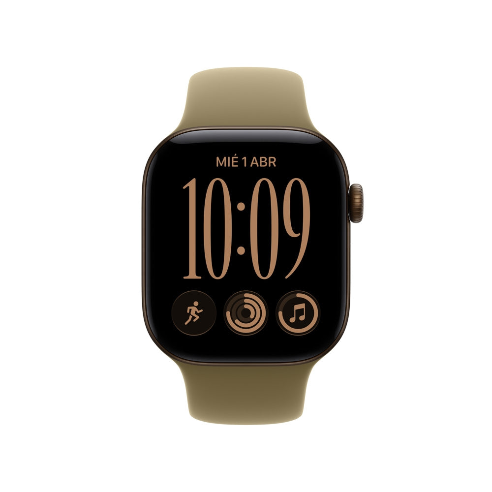 Apple_Watch_Series_12_GPS_Cellular_caja_de_aluminio_color_bronce_oscuro_de_42_mm_correa_deportiva_color_oliva_S_M_Imagen_posicion_2_iShop_Peru