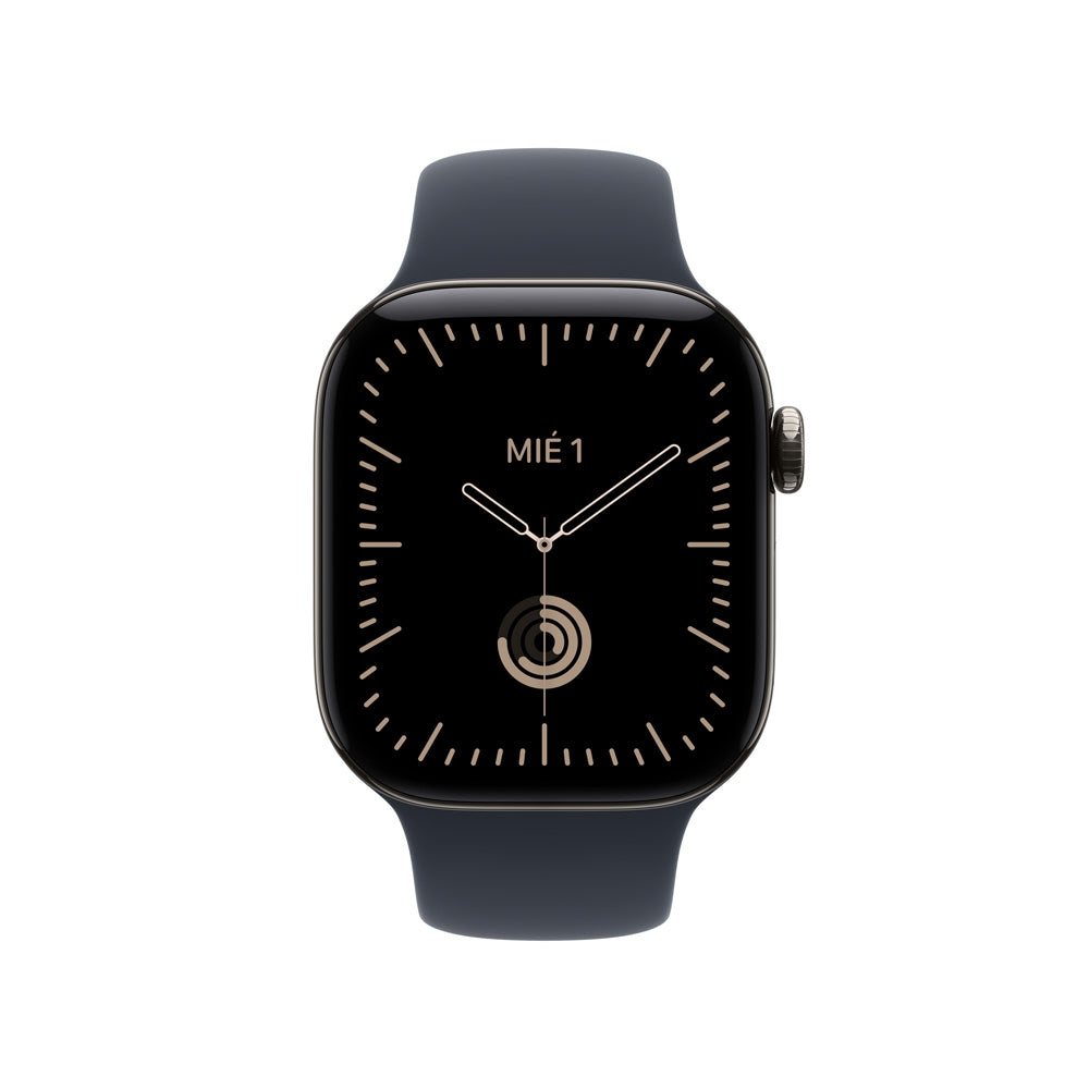 Apple_Watch_Series_12_GPS_Cellular_caja_de_titanio_natural_de_42_mm_correa_deportiva_azul_marino_S_M_Imagen_posicion_2_iShop_Peru