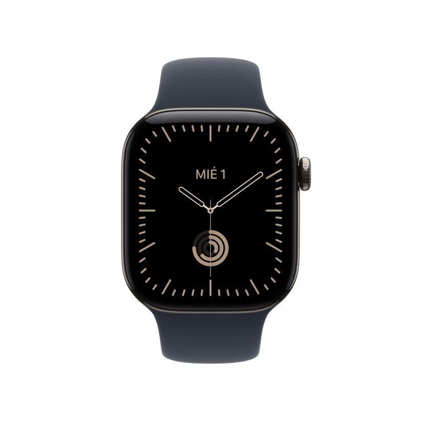 Apple_Watch_Series_12_GPS_Cellular_caja_de_titanio_natural_de_42_mm_correa_deportiva_azul_marino_S_M_Imagen_posicion_2_iShop_Peru