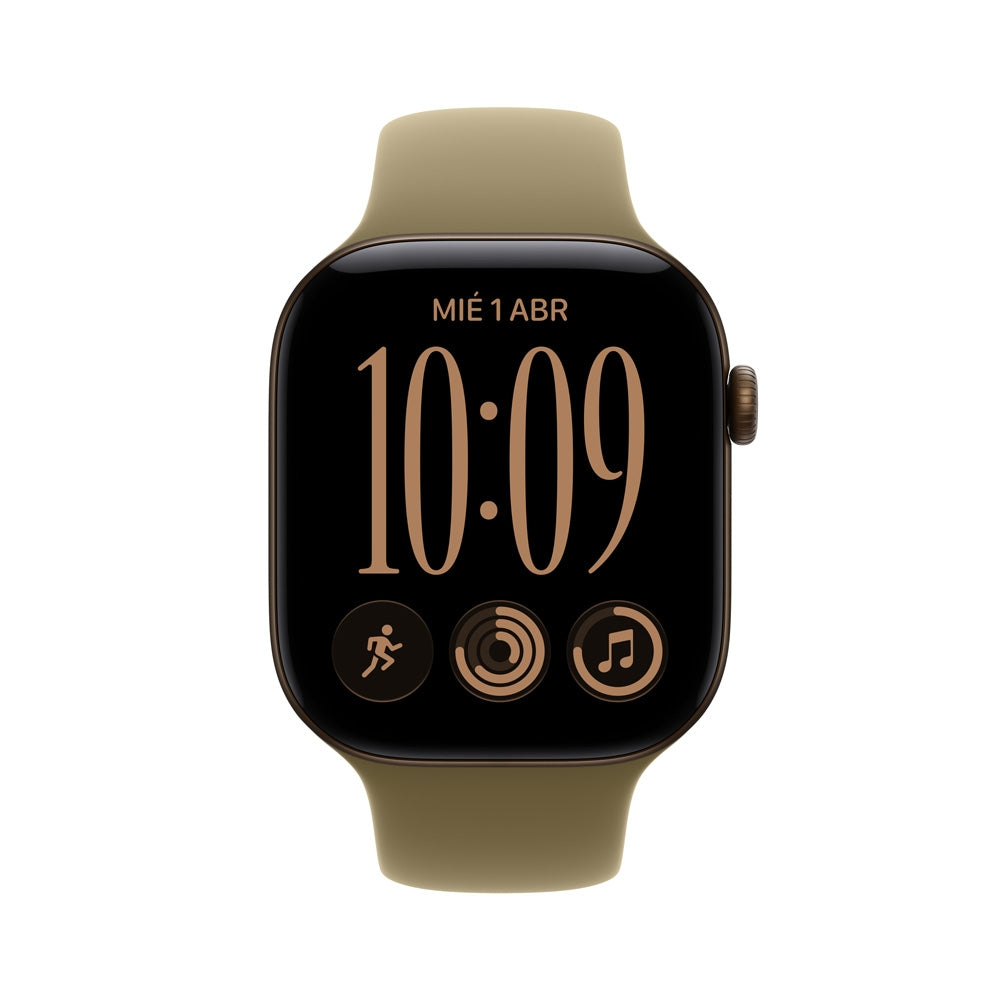 Apple_Watch_Series_12_GPS_Cellular_caja_de_aluminio_color_bronce_oscuro_de_46_mm_correa_deportiva_color_oliva_M_L_Imagen_posicion_2_iShop_Peru