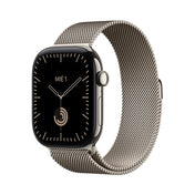 Apple_Watch_Series_12_GPS_Cellular_caja_de_titanio_natural_de_46_mm_correa_estilo_milanes_color_natural_M_L_Imagen_posicion_1_iShop_Peru