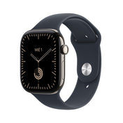 Apple_Watch_Series_12_GPS_Cellular_caja_de_titanio_natural_de_46_mm_correa_deportiva_azul_marino_S_M_Imagen_posicion_1_iShop_Peru