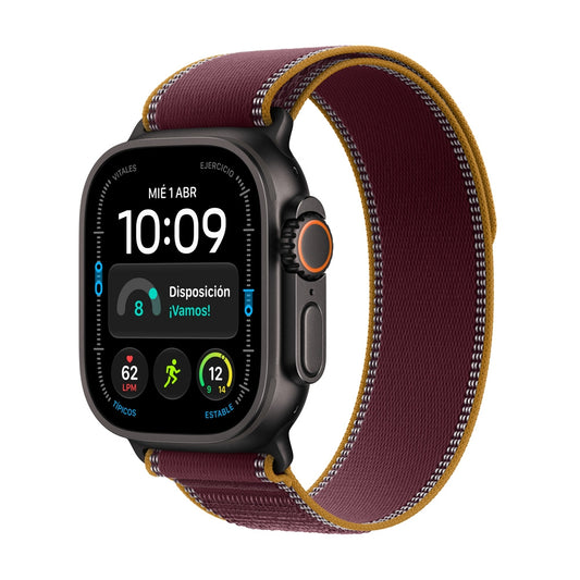Apple_Watch_Ultra_4GPS_Cellular_caja_de_titanio_negro_de_49_mm_correa_Trail_color_borgona_S_M_Imagen_posicion_1_iShop_Peru