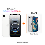 iPhone 16e 256GB Blanco + Lámina y Case GRATIS