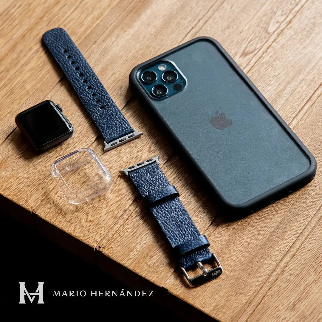 Correa cuero NCO para Apple Watch todas las tallas - Indigo