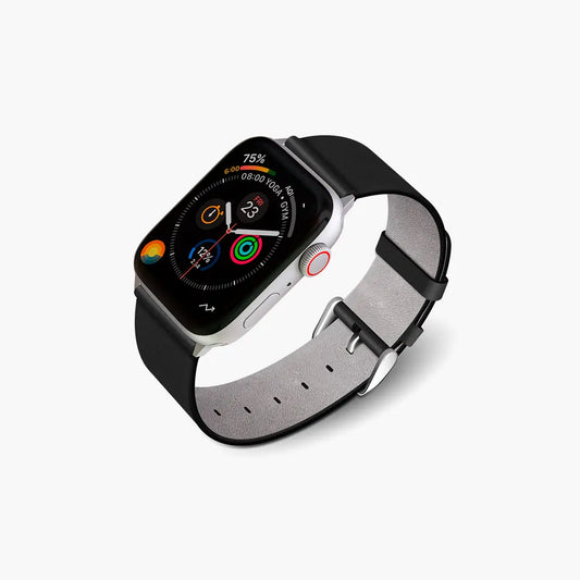 Correa cuero NCO para Apple Watch todas las tallas - Negro