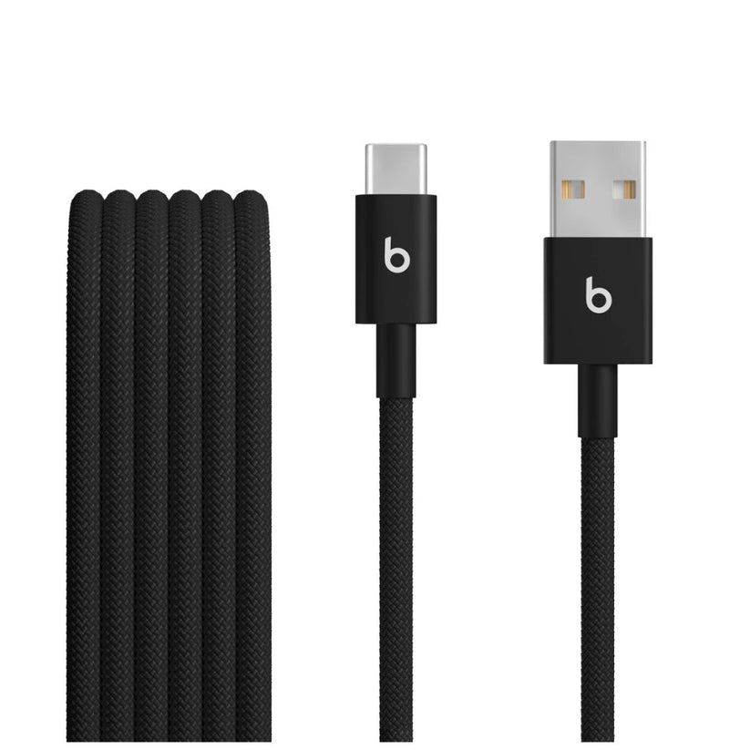 Cable_Beats_Trenzado_USB-A_a_Conector_USB-C_(1.5 m)_Negro_Posición_1_iShop_Perú
