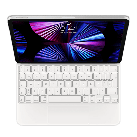 Magic Keyboard para iPad Pro 11 (3ra Generación) y iPad Air (5ta Generación) - Latino - Blanco