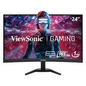 Monitor Viewsonic curvo 1080p OMNI de 24" - 165 Hz - Negro