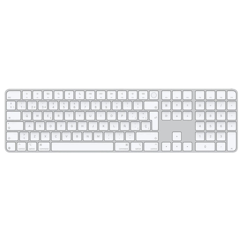 Magic_Keyboard_Apple_Mac_Touch_ID_Teclado_Numerico_USB_C_Español_Teclas_Blancas_Imagen_posicion_1_iShop_Peru