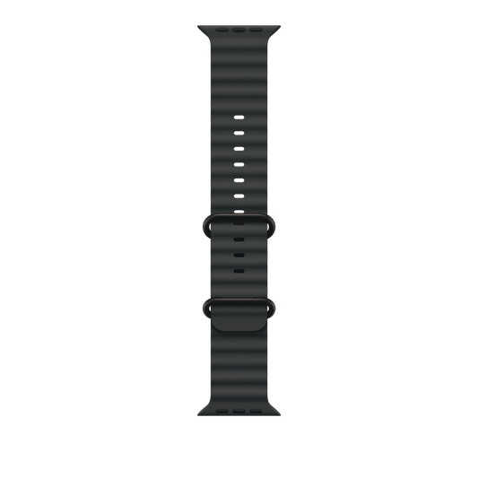 Correa_Ocean_Negra_Apple_Watch_49mm_Titanio_Negro_Imagen_posicion_1_iShop_Peru