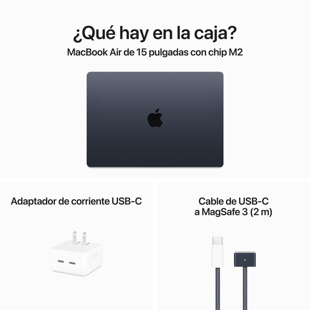 MacBook Air 15 Chip M2 - 256GB - Medianoche