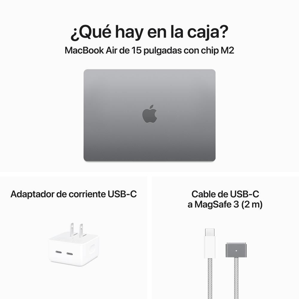 MacBook Air 15 Chip M2 - 256GB - Gris Espacial