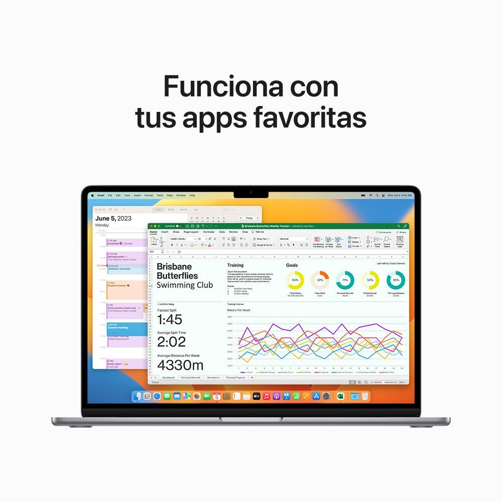 MacBook Air 15 Chip M2 - 256GB - Gris Espacial