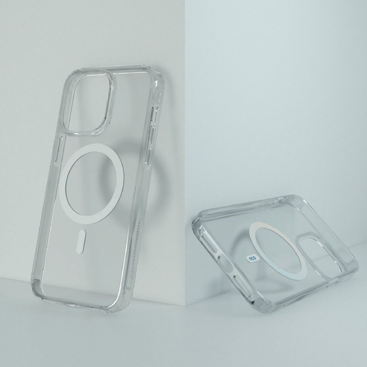 Case NCO SafeCase Force para iPhone 15 Pro Max con MagSafe - Transparente