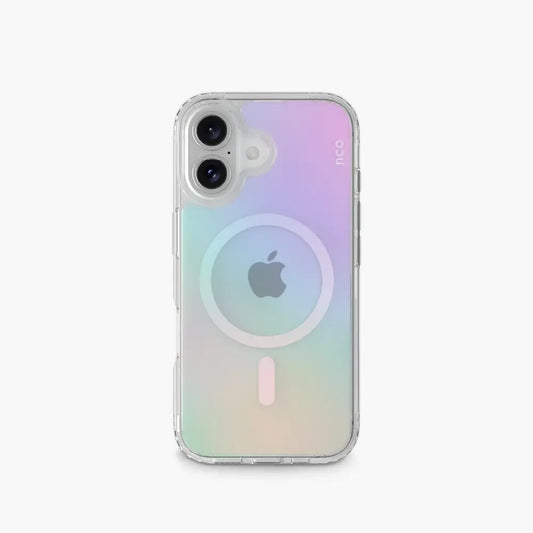 Case NCO SafeCase Clear con MagSafe para iPhone 16 - Multicolor