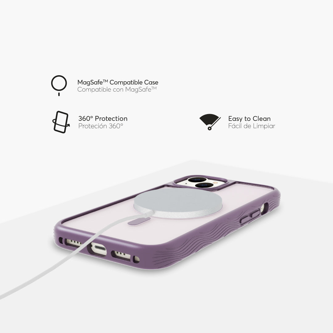 Case NCO SafeCase GRIP con MagSafe para iPhone 14 - Morado