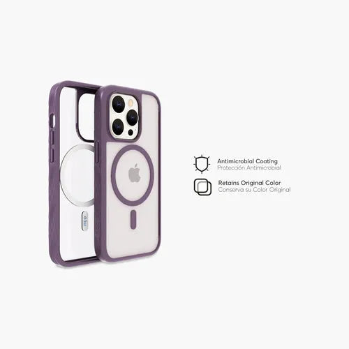 Case NCO SafeCase GRIP con MagSafe para iPhone 14 Pro - Morado