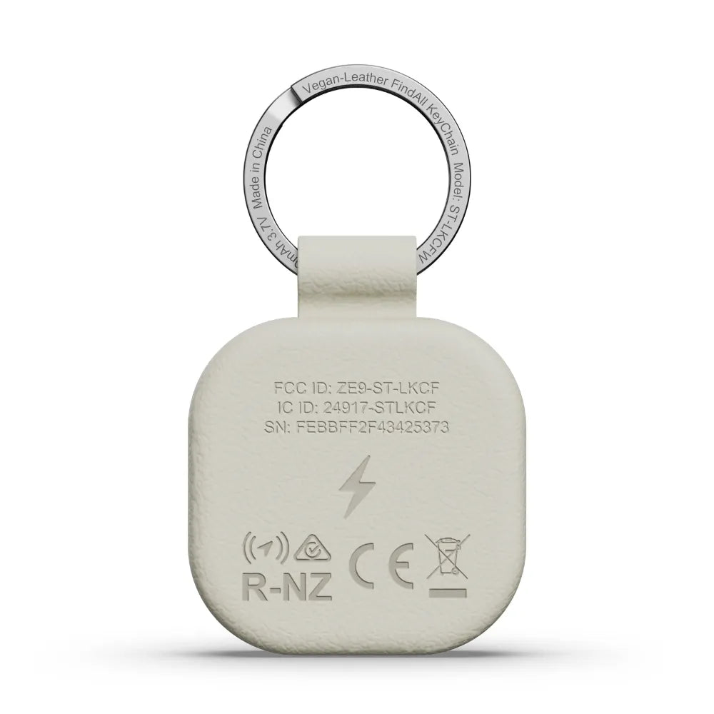 Llavero de Cuero Vegano Satechi Compatible con Find My - Arena