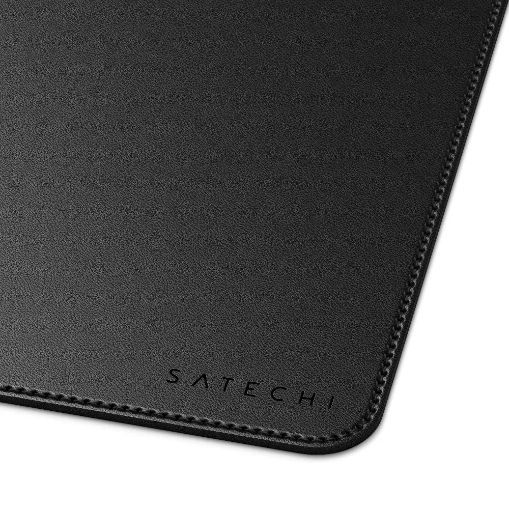 Alfombra de Escritorio Satechi Cuero Vegano Premium - Negro