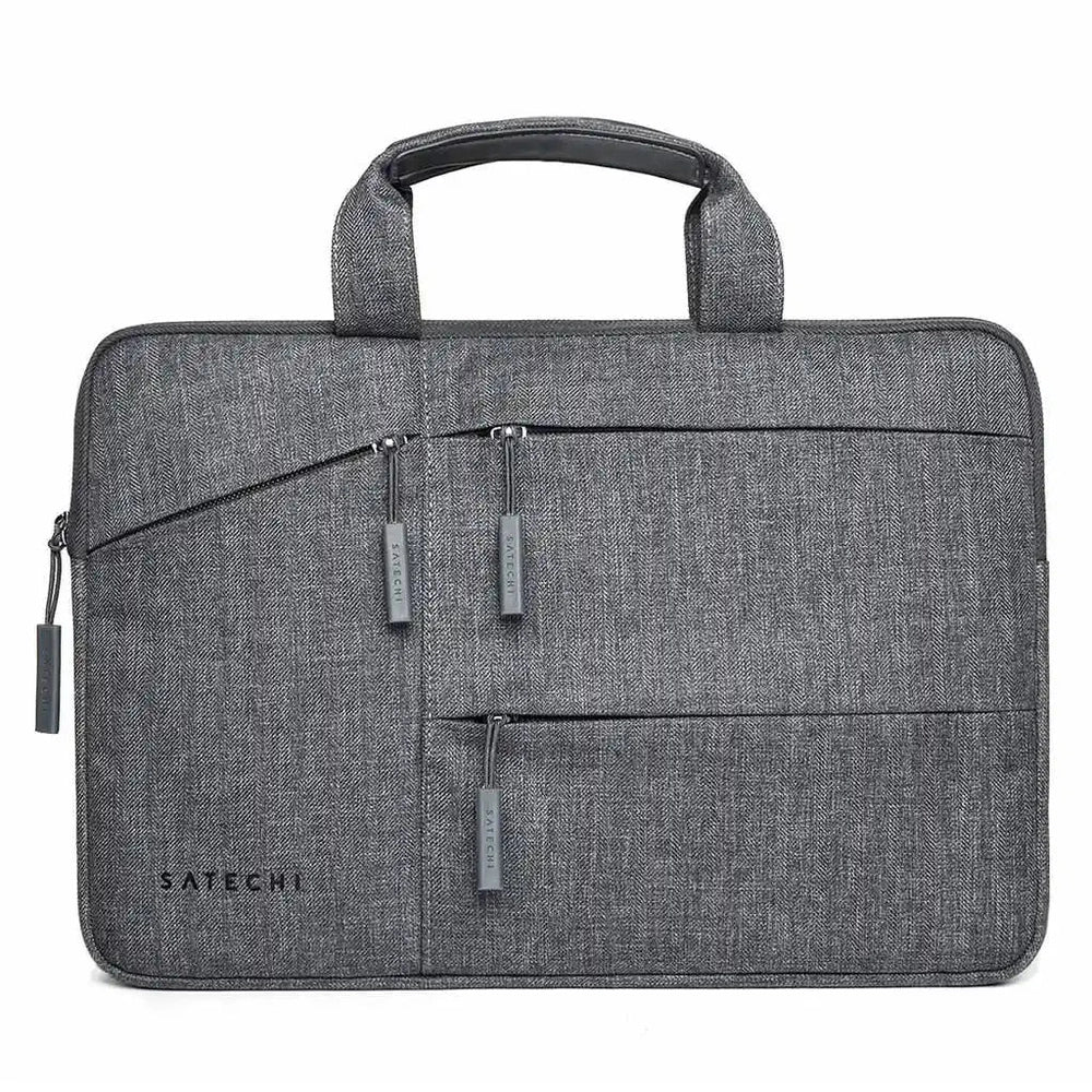 Funda Satechi para Macbook 15" con bolsillos - Gris