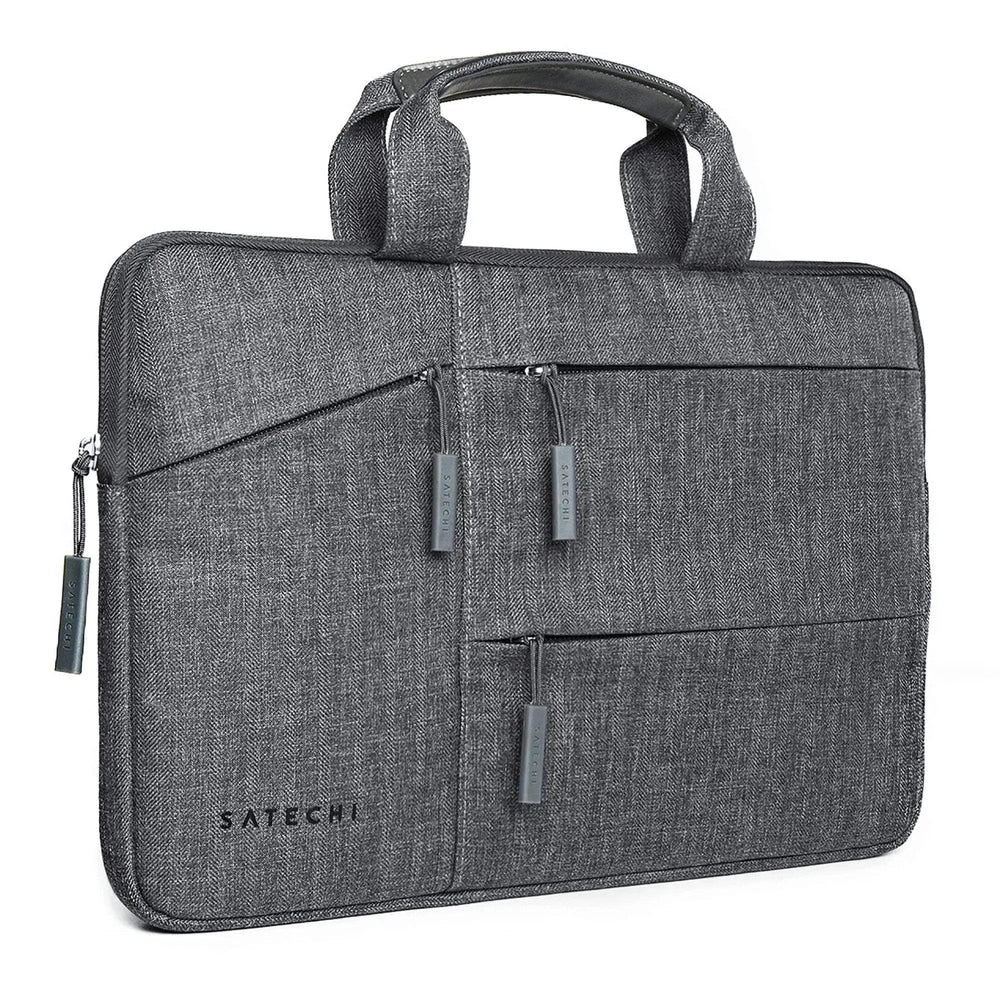 Funda Satechi para Macbook 15" con bolsillos - Gris