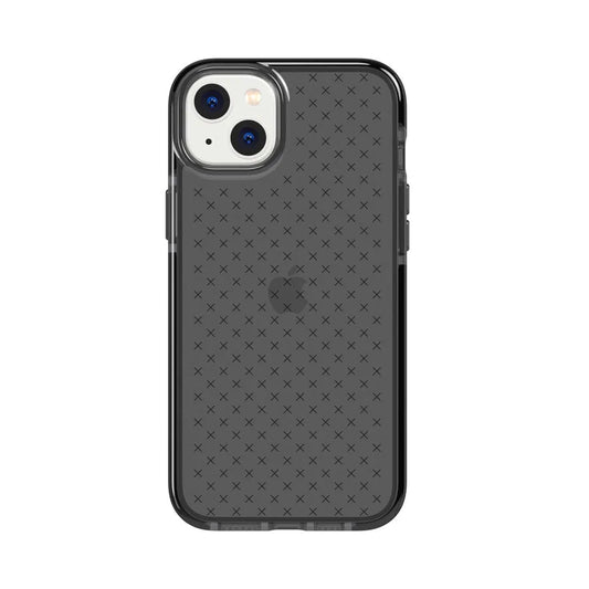 Case Tech21 Evo Check con MagSafe para iPhone 14 Plus - Humo/Negro