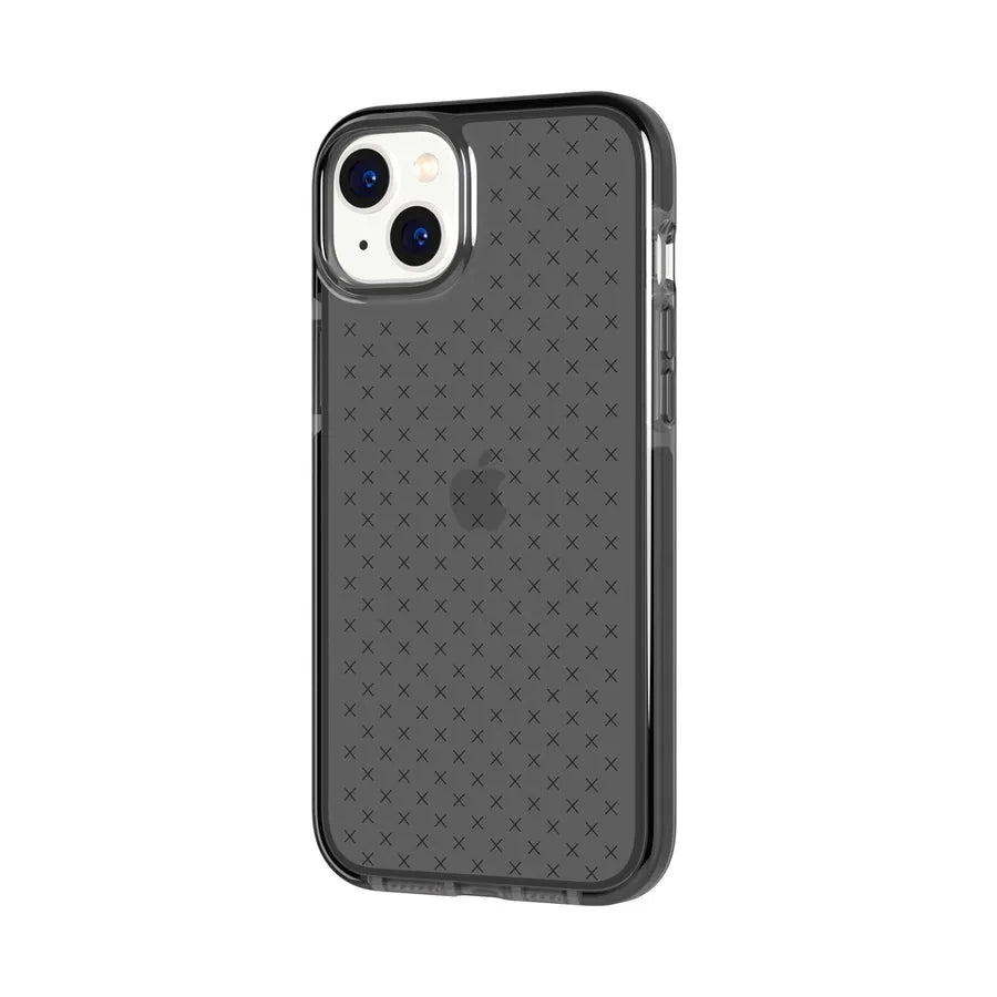 Case Tech21 Evo Check con MagSafe para iPhone 14 Plus - Humo/Negro