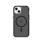 Tech21 Evo Check Case con MagSafe para iPhone 14 - Negro/Ahumado