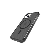 Tech21 Evo Check Case con MagSafe para iPhone 14 - Negro/Ahumado