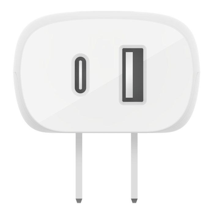 Cargador de pared Belkin USB-Cx1 y USB-Ax1 37W - Blanco