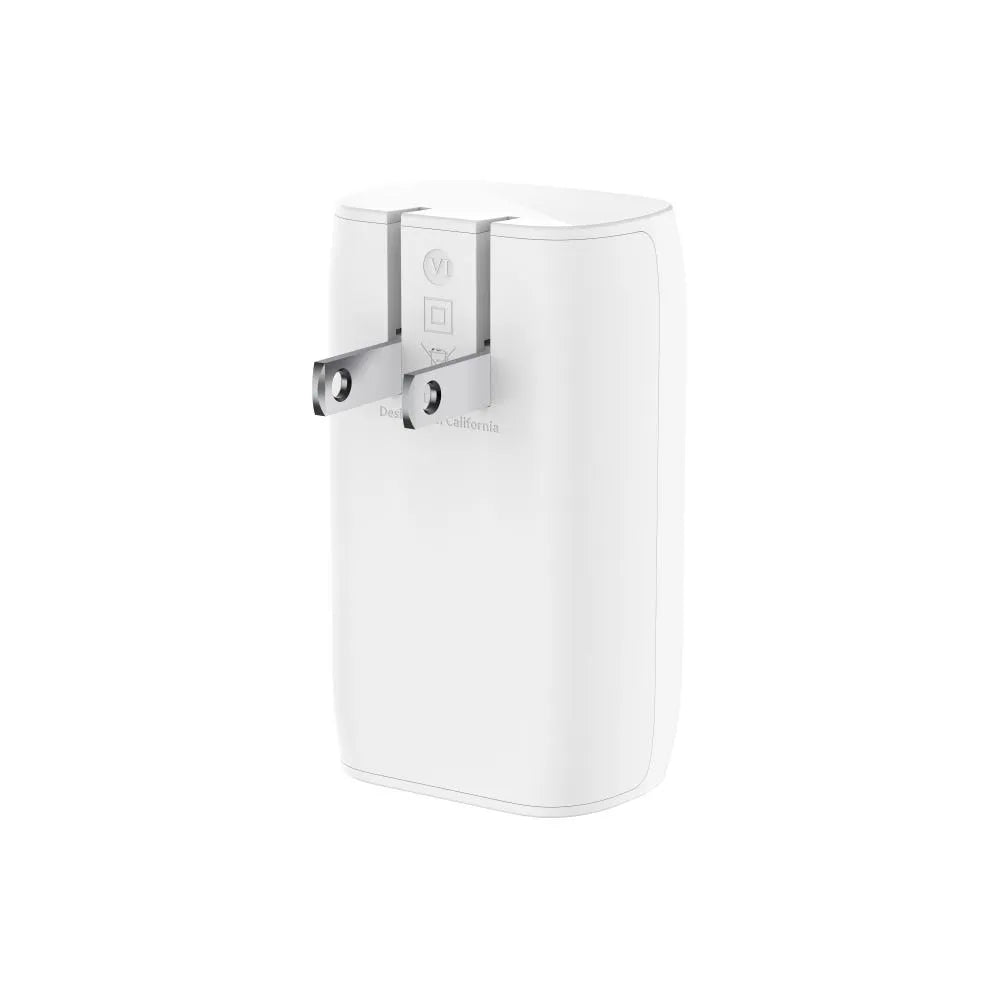 Cargador de Pared Inteligente Belkin Triple USB-C 67W - Blanco