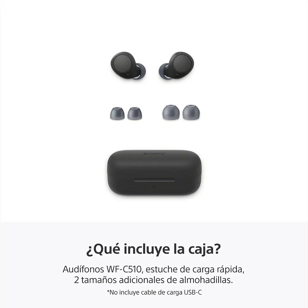 Audífonos Sony Inalambricos In Ear WF-C510 - Negro