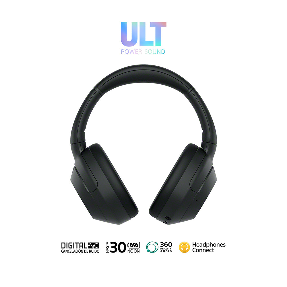 Audífonos Sony Inalambricos con Cancelacion de Ruido Around Ear WHULT900N - Negro