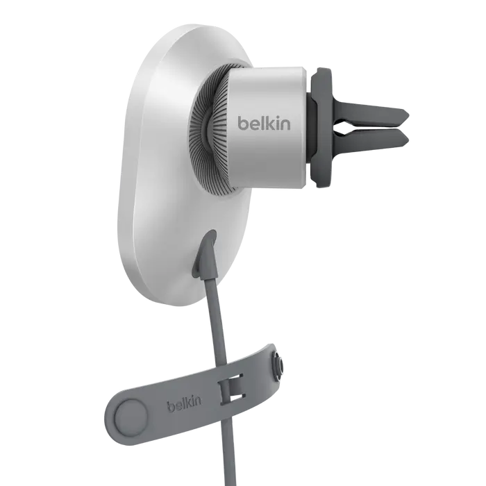 Cargador Magnético Belkin con Magsafe para Carro 15W - Gris