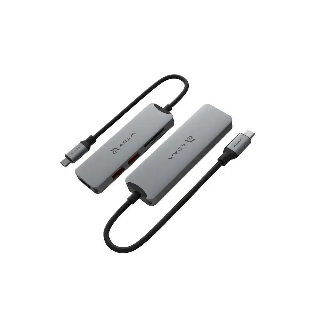 Adam Elements Adaptador Multipuertos CASA HUB A05 USB-C 5-en-1 - Gris