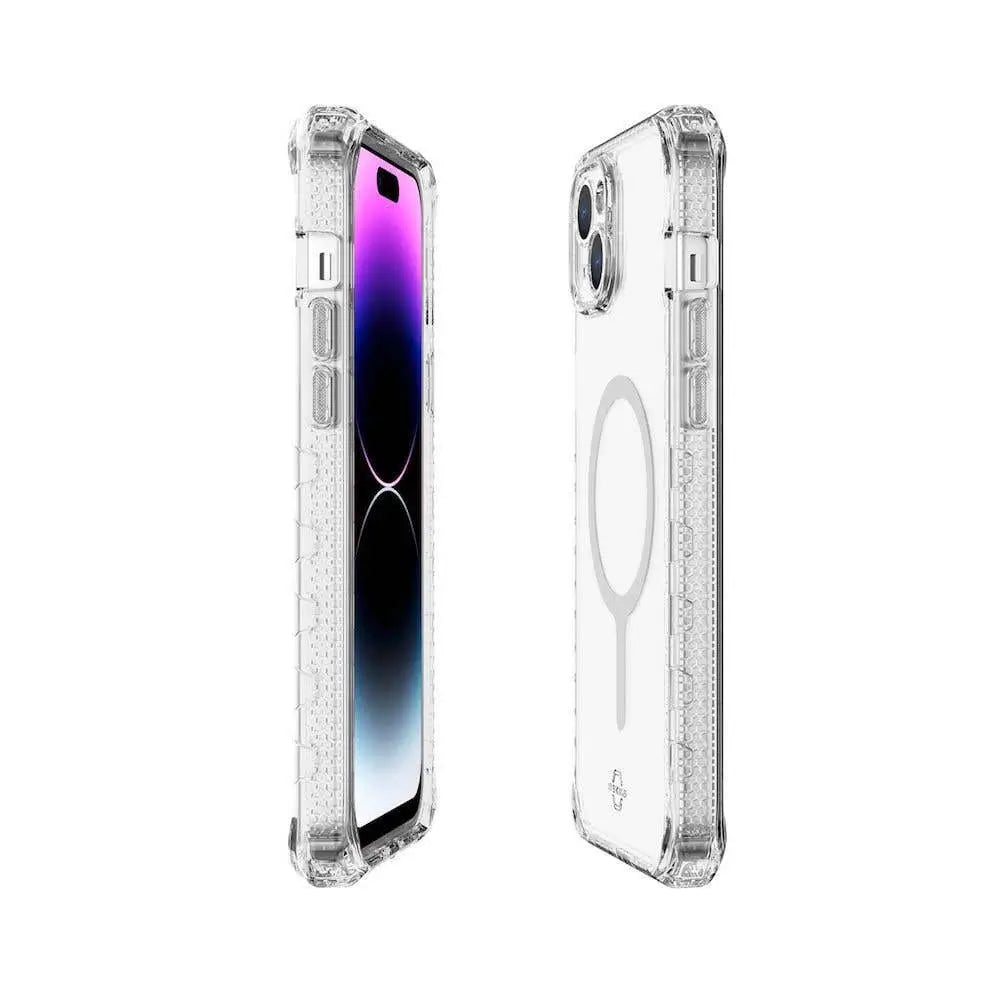 ItSkins Case Supreme R Clear con MagSafe para iPhone 15/14 - Transparente