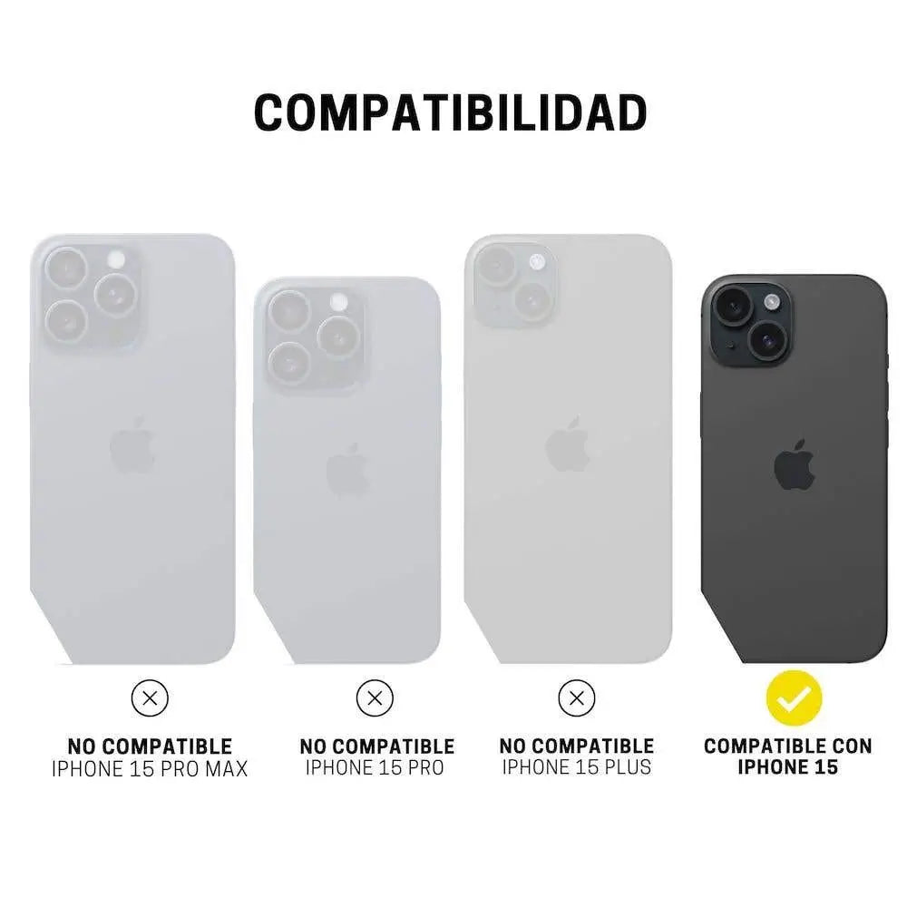 ItSkins Case Supreme R Clear con MagSafe para iPhone 15/14 - Transparente