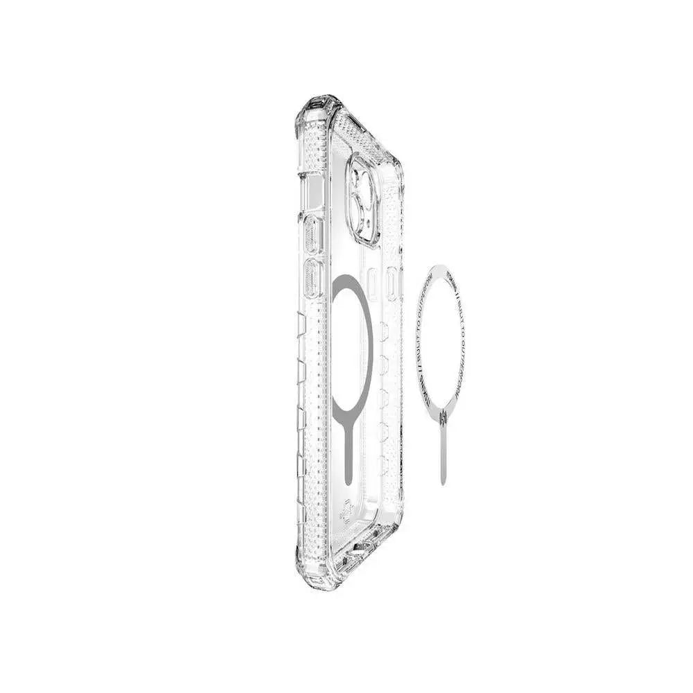 ItSkins Case Supreme R Clear con MagSafe para iPhone 15/14 - Transparente