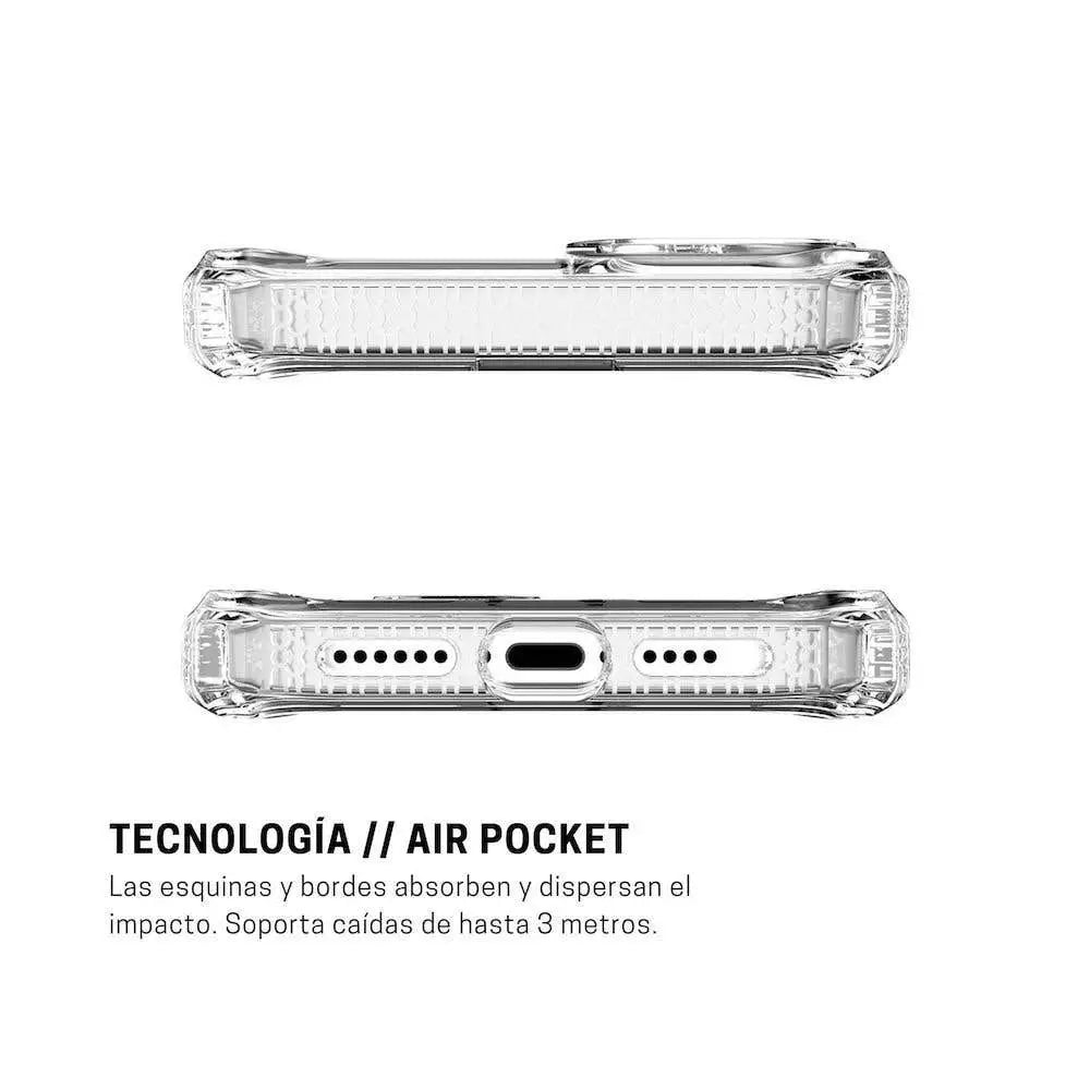 ItSkins Case Supreme R Clear con MagSafe para iPhone 15/14 - Transparente