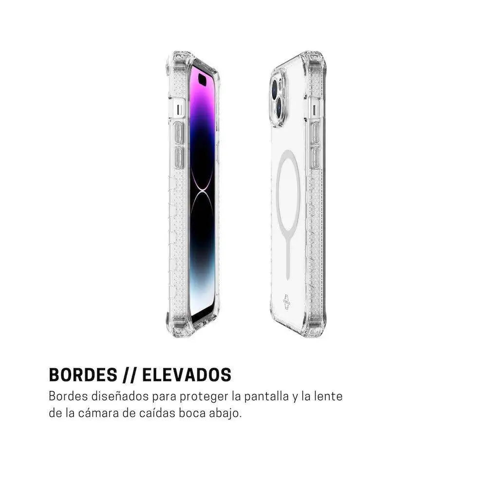 ItSkins Case Supreme R Clear con MagSafe para iPhone 15/14 - Transparente