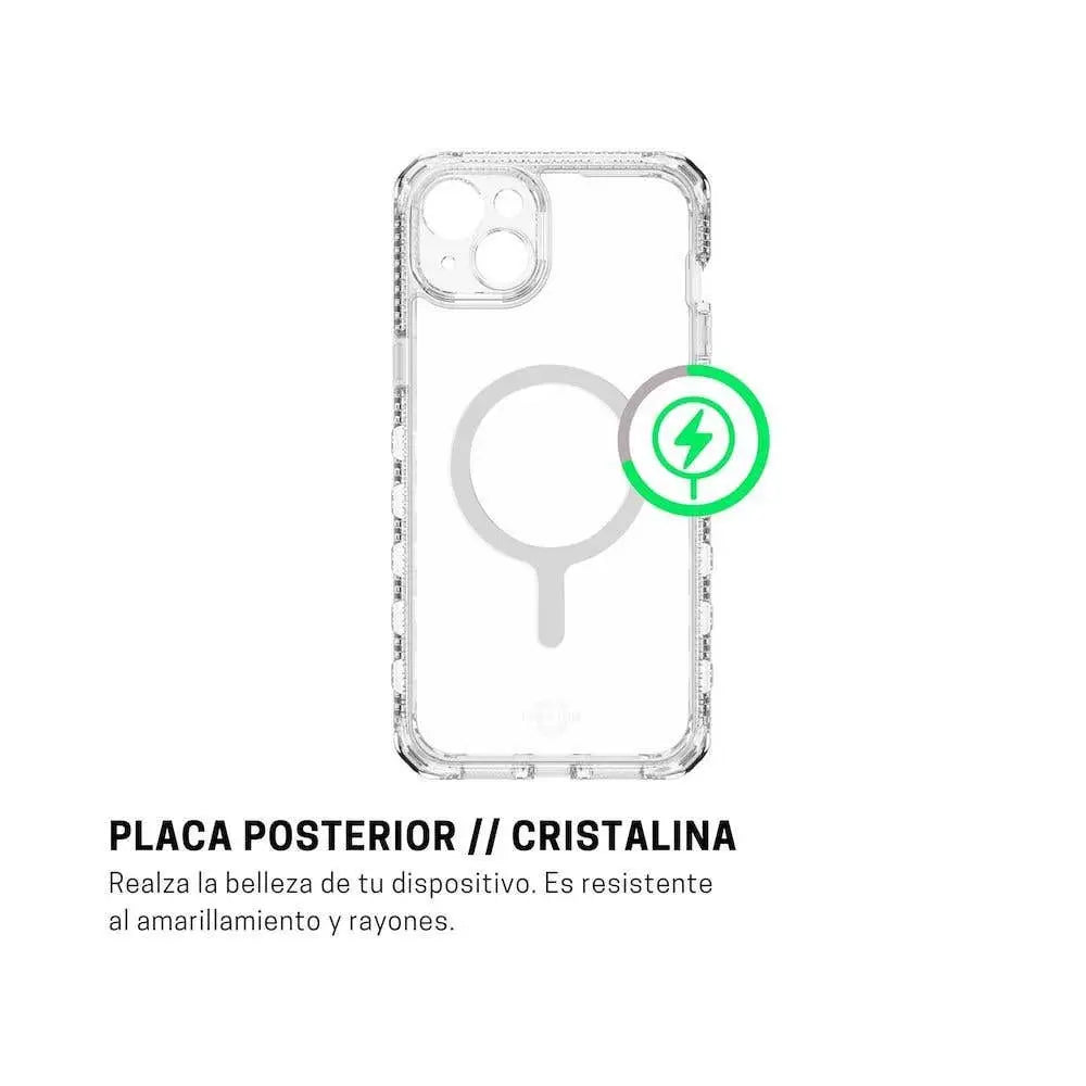 ItSkins Case Supreme R Clear con MagSafe para iPhone 15/14 - Transparente