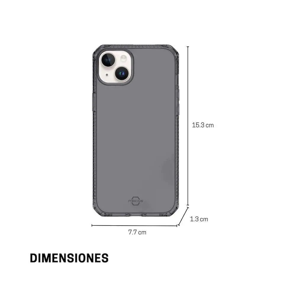 ItSkins Case Spectrum R Clear para iPhone 15/14 - Gris