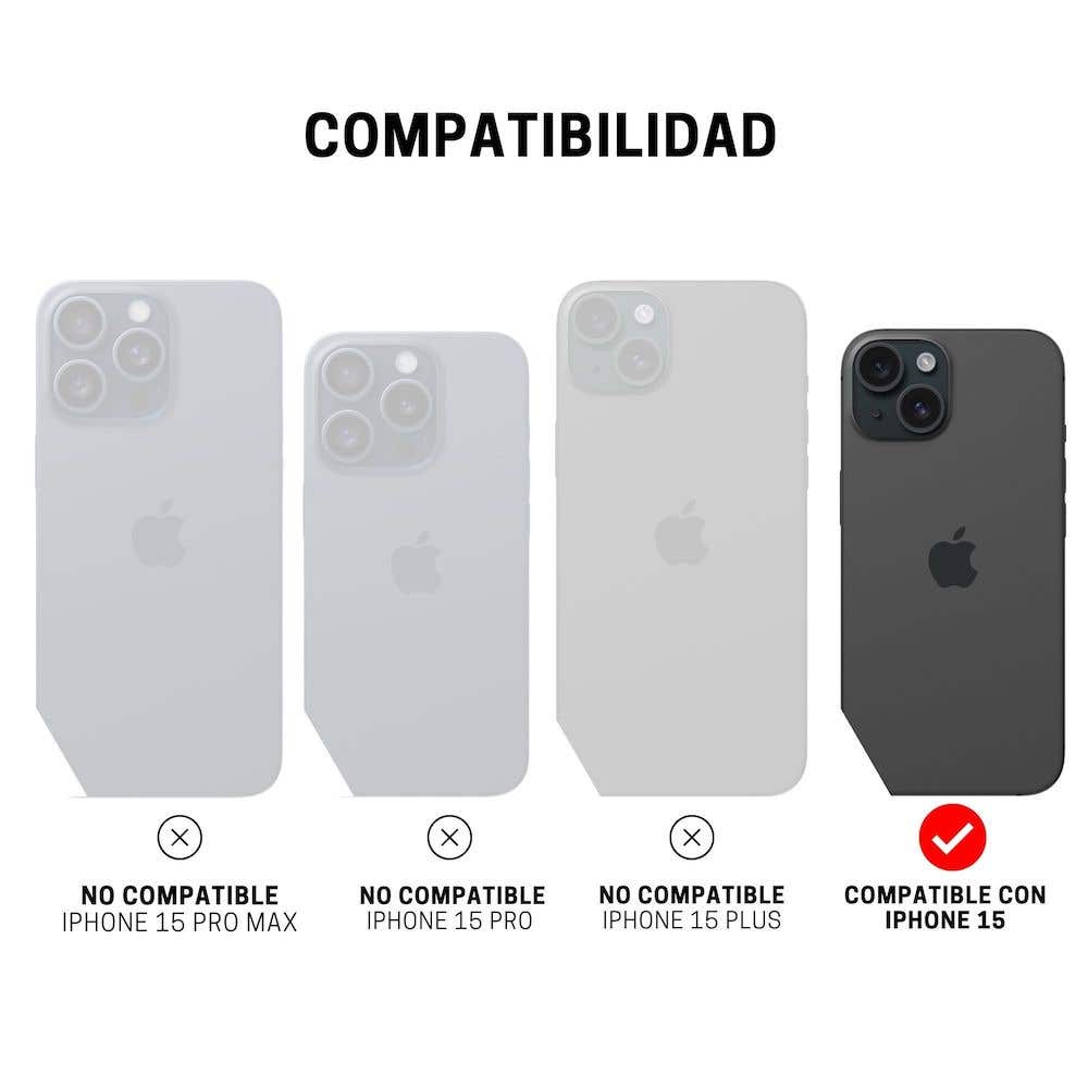 ItSkins Case Spectrum R Clear para iPhone 15/14 - Transparente